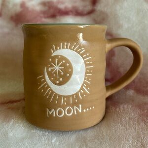Moon Ceramic Mug Bohemian Drinkware by Spectrum Designz NWT4x3.75”